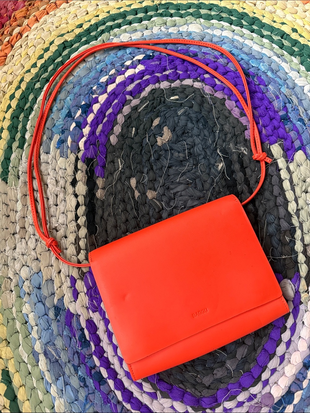 BAGGU Leather Crossbody